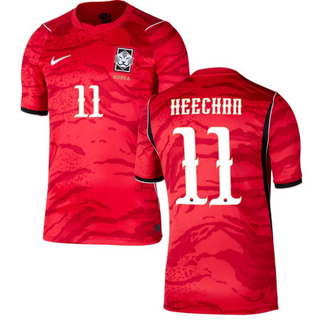 Kid's HEECHAN #11 South Korea Home Replica Jersey World Cup 2026