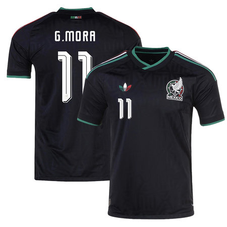 Men's G. Mora #11 Mexico Match Third Authentic Jersey World Cup 2026