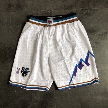 Utah Jazz White Shorts Utah Jazz White Shorts