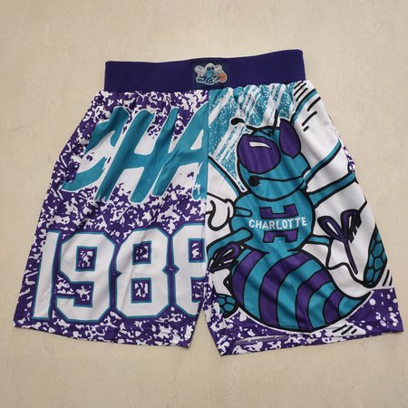 Charlotte Hornets Blue Shorts Charlotte Hornets Blue Shorts