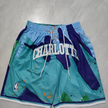 Charlotte Hornets Blue Shorts Charlotte Hornets Blue Shorts